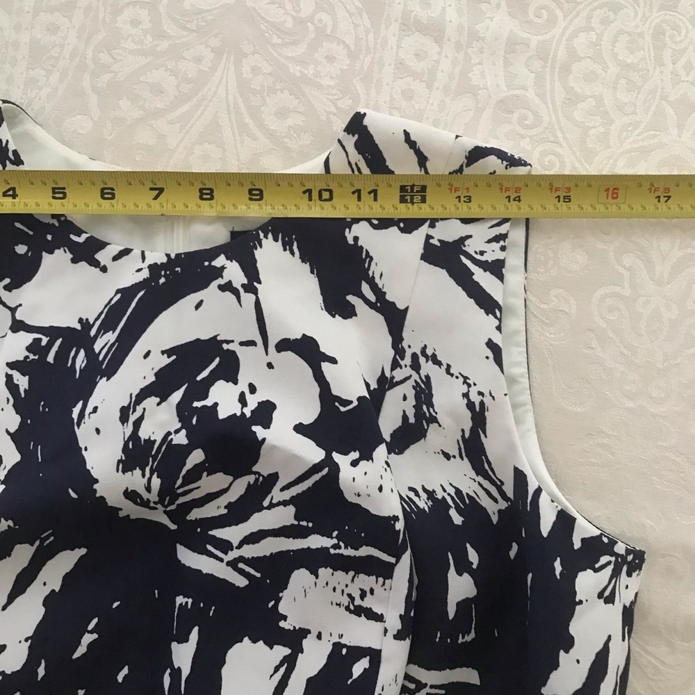 NWT! CARMEN MARC VALVO floral midi dress SZ 12 - Picture 11 of 15